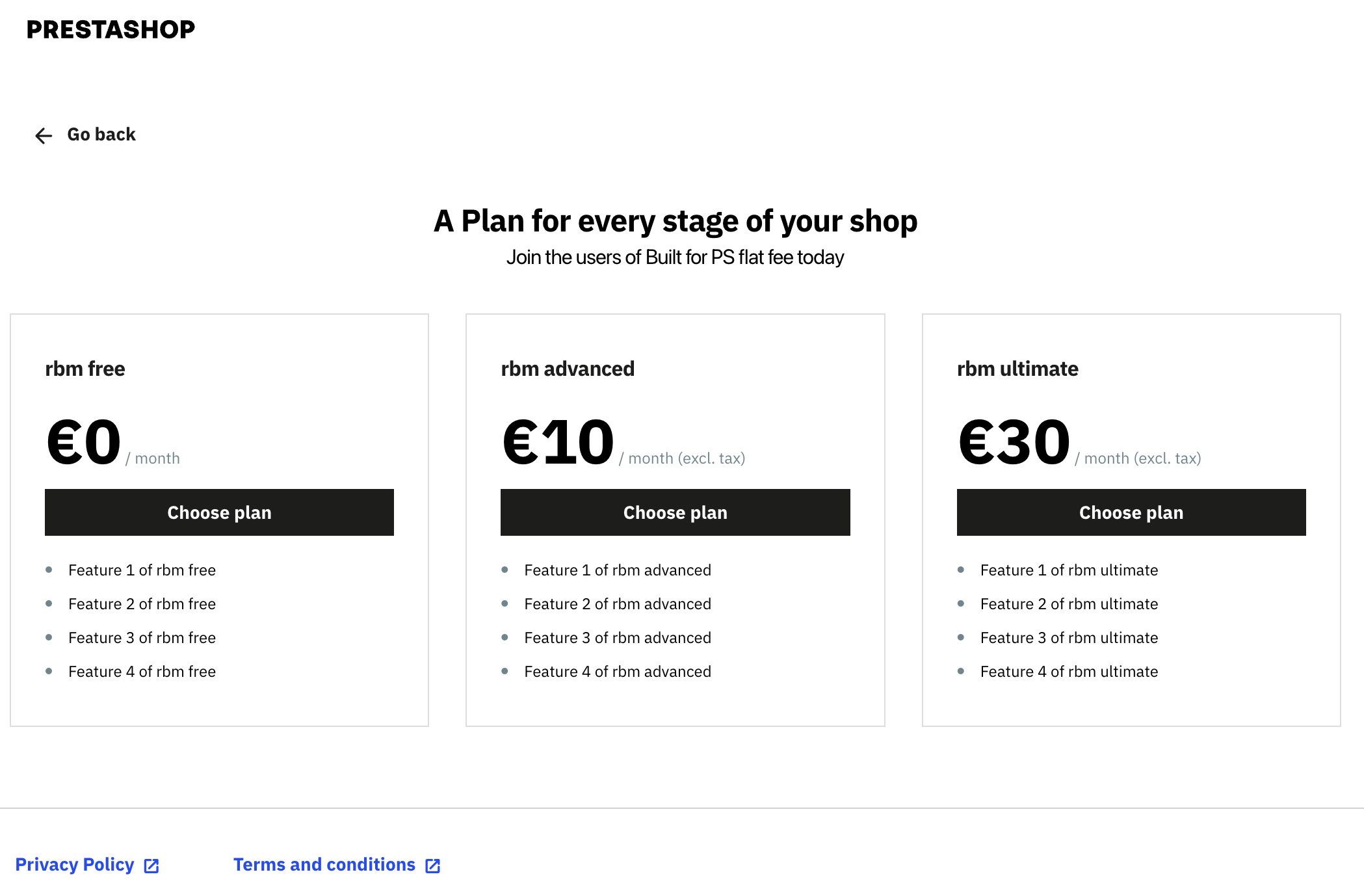 PrestaShop Billing with a subscription