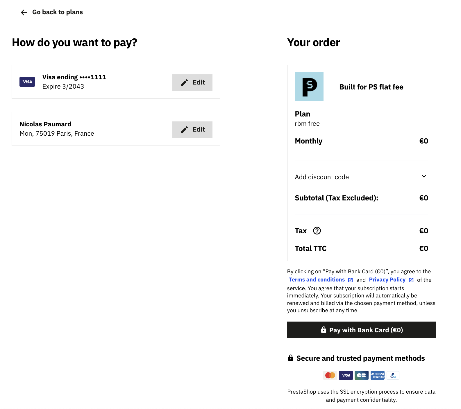 With a subscription